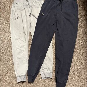 Under Armour Black and Gray Sweatpants